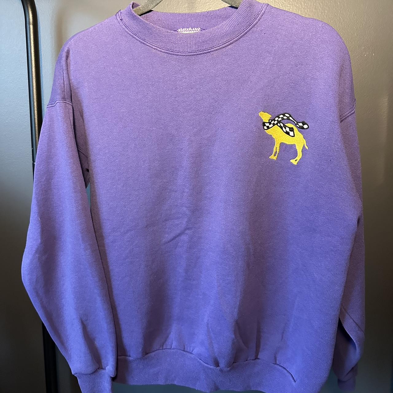 Hanes discount purple sweatshirt