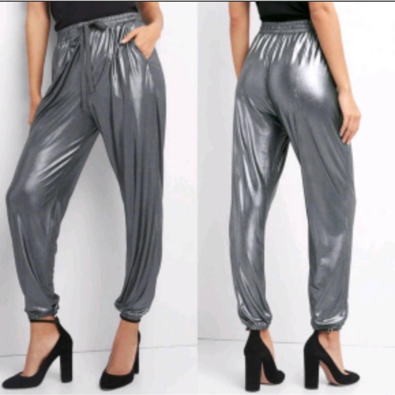 Silver sales joggers womens