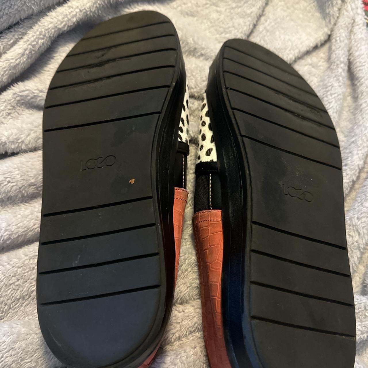 Cat Hair Leather Slip On By Logo By Lori Goldstein Depop