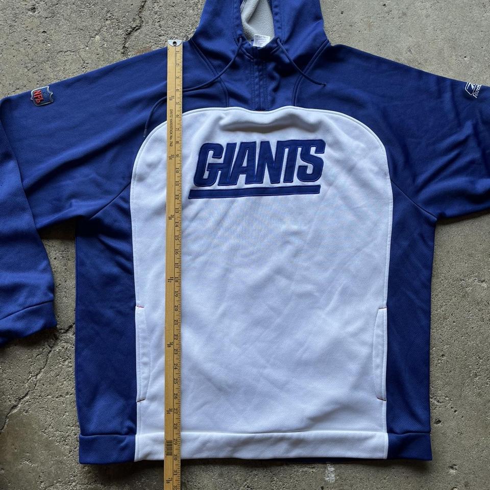 White New York giants NFL hoodie Condition: 9/10 - Depop