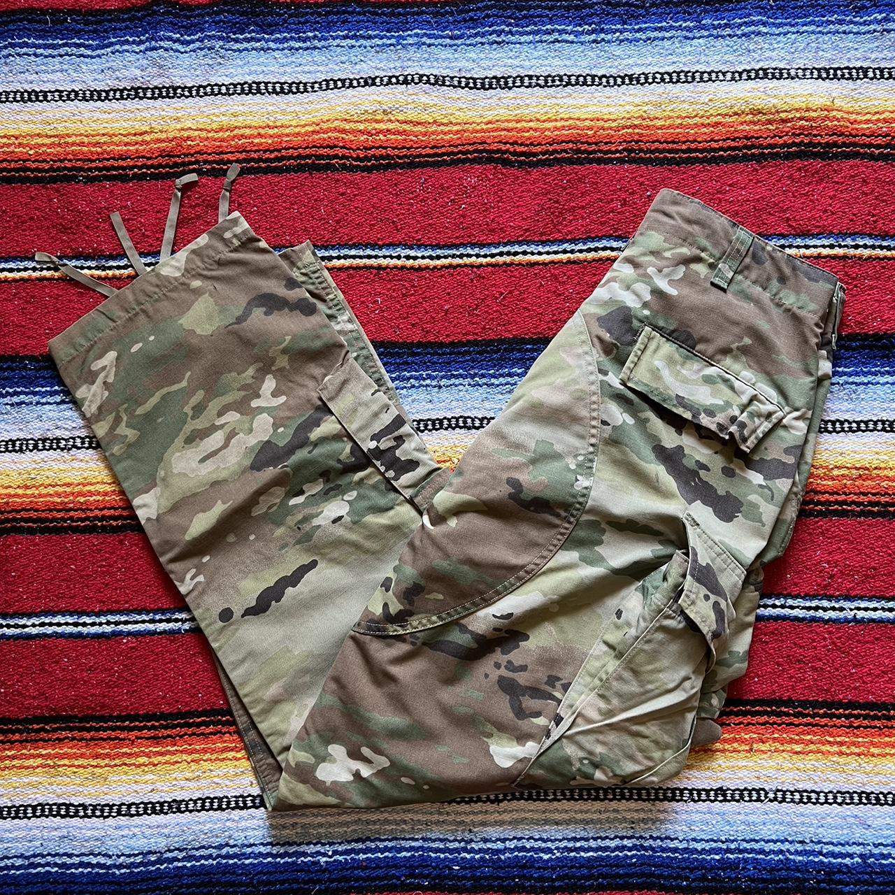 Camouflage pants military style desert camo cargo - Depop