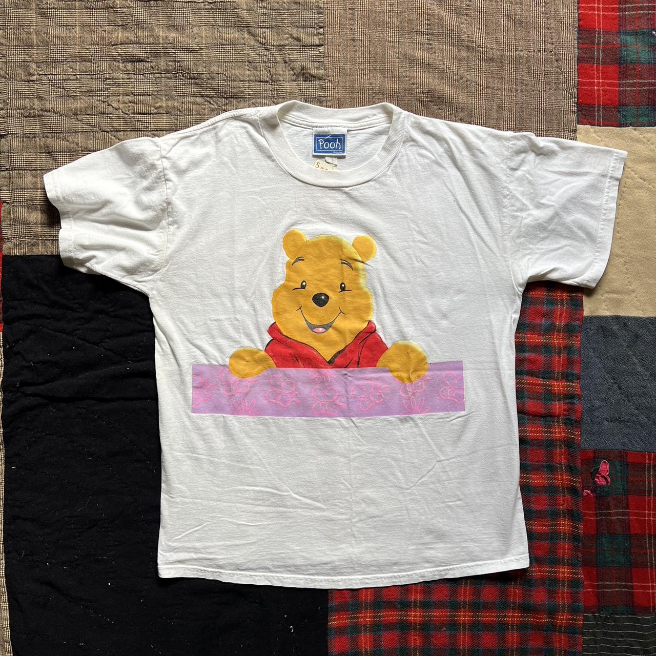 vintage 90’s winnie the pooh graphic shirt. light... - Depop