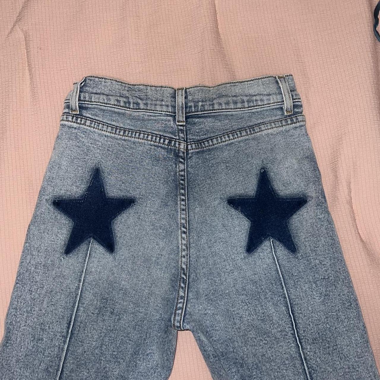 Revice Denim jeans 💗 star jeans 💗 size 27 💗 rips... - Depop