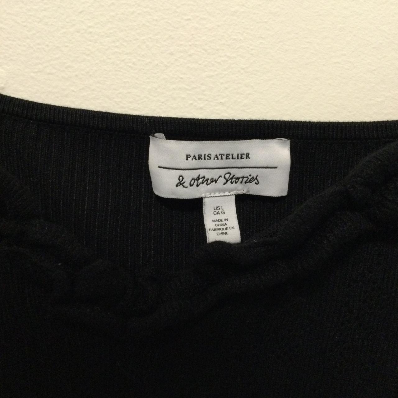 & Other Stories Pointelle Knit Bodysuit Adjustable... Depop