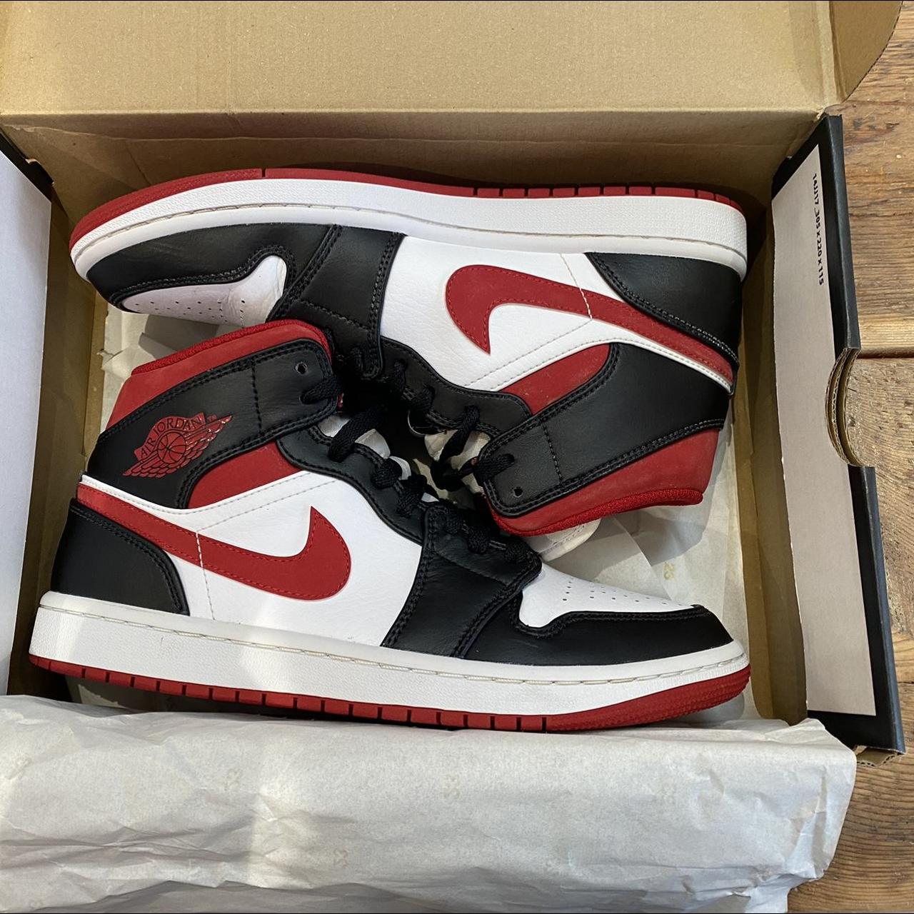 jordan shoes red and white