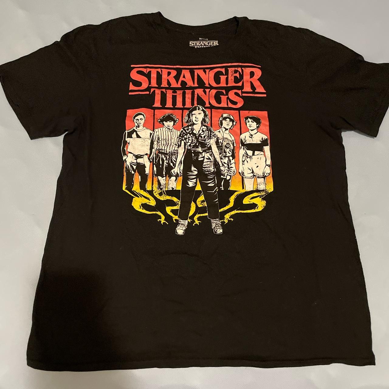 Stranger things black shirt - Depop