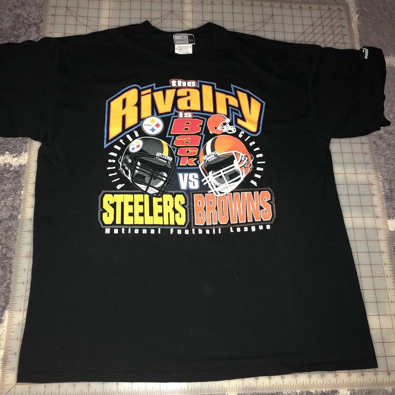 Vintage Browns/steelers Rivalry T-shirt 