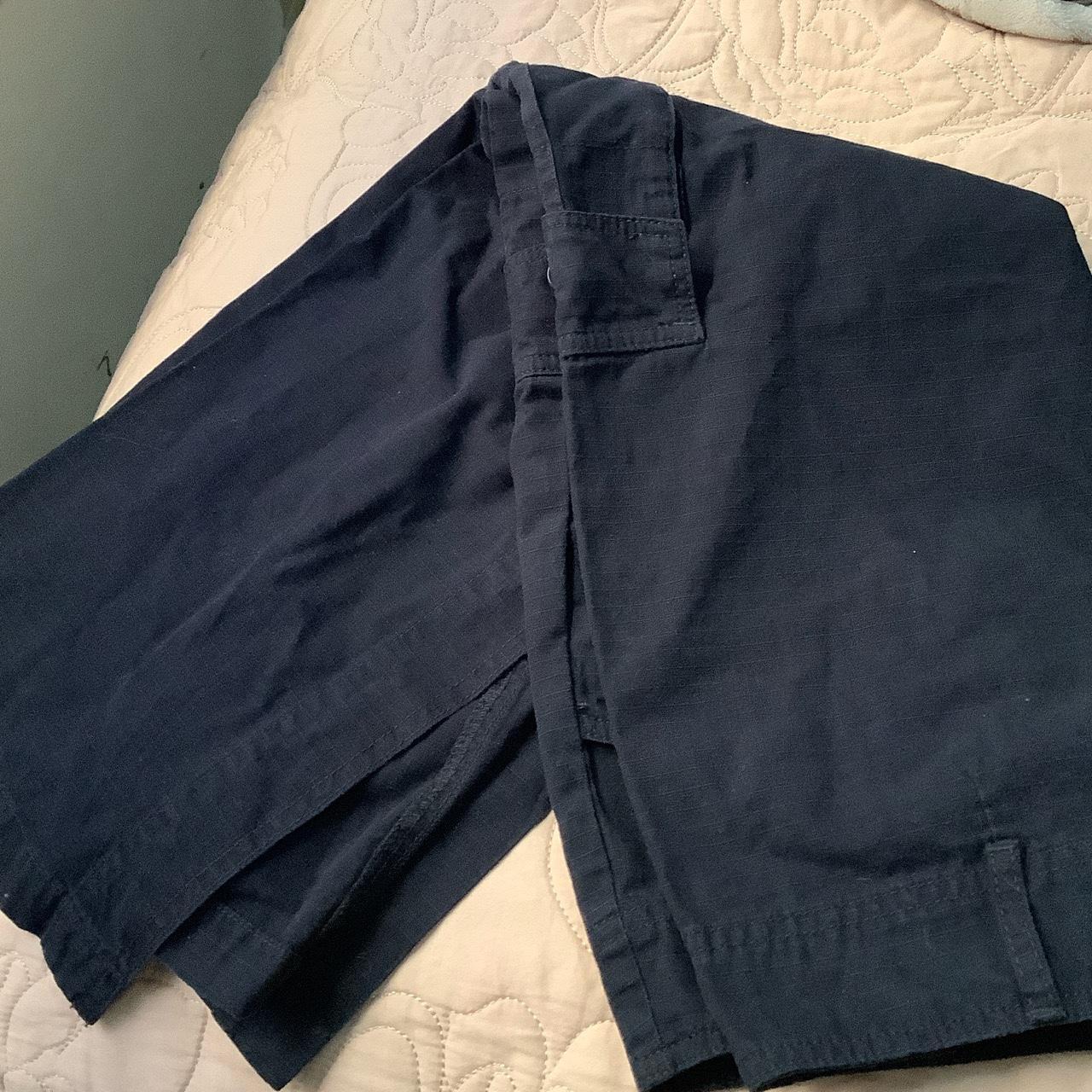 Brandy Melville Women's Navy Skirt | Depop