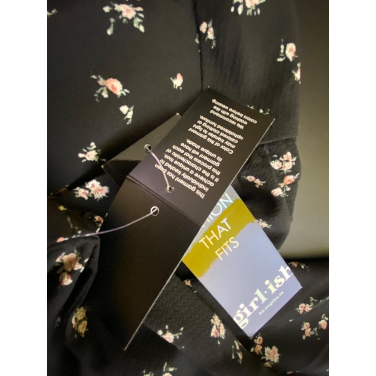 Preloved Women's Blouse - Black - XL – Black Flor… - image 7