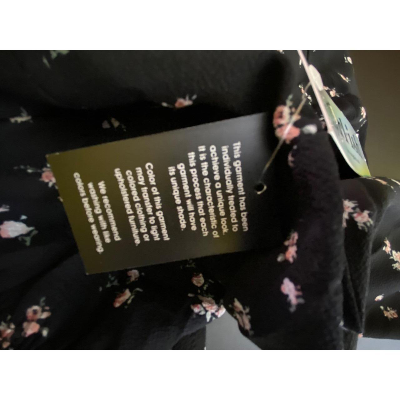 Preloved Women's Blouse - Black - XL – Black Flor… - image 8