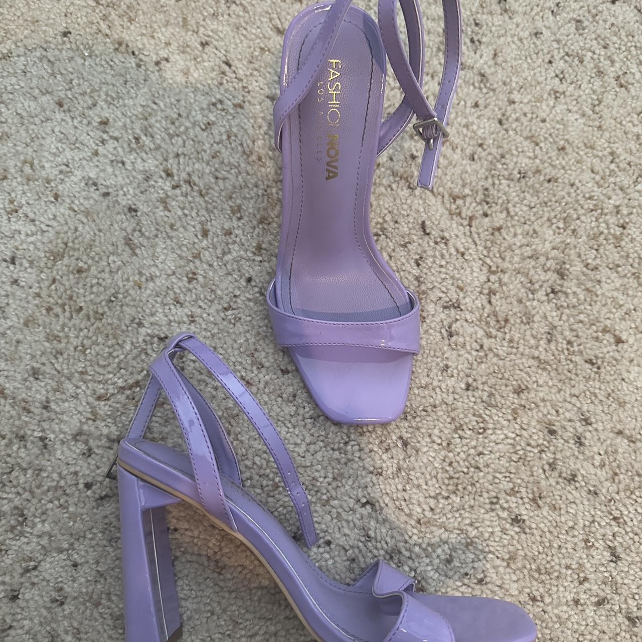 Fashion Nova Lilac heels. Worn once Depop