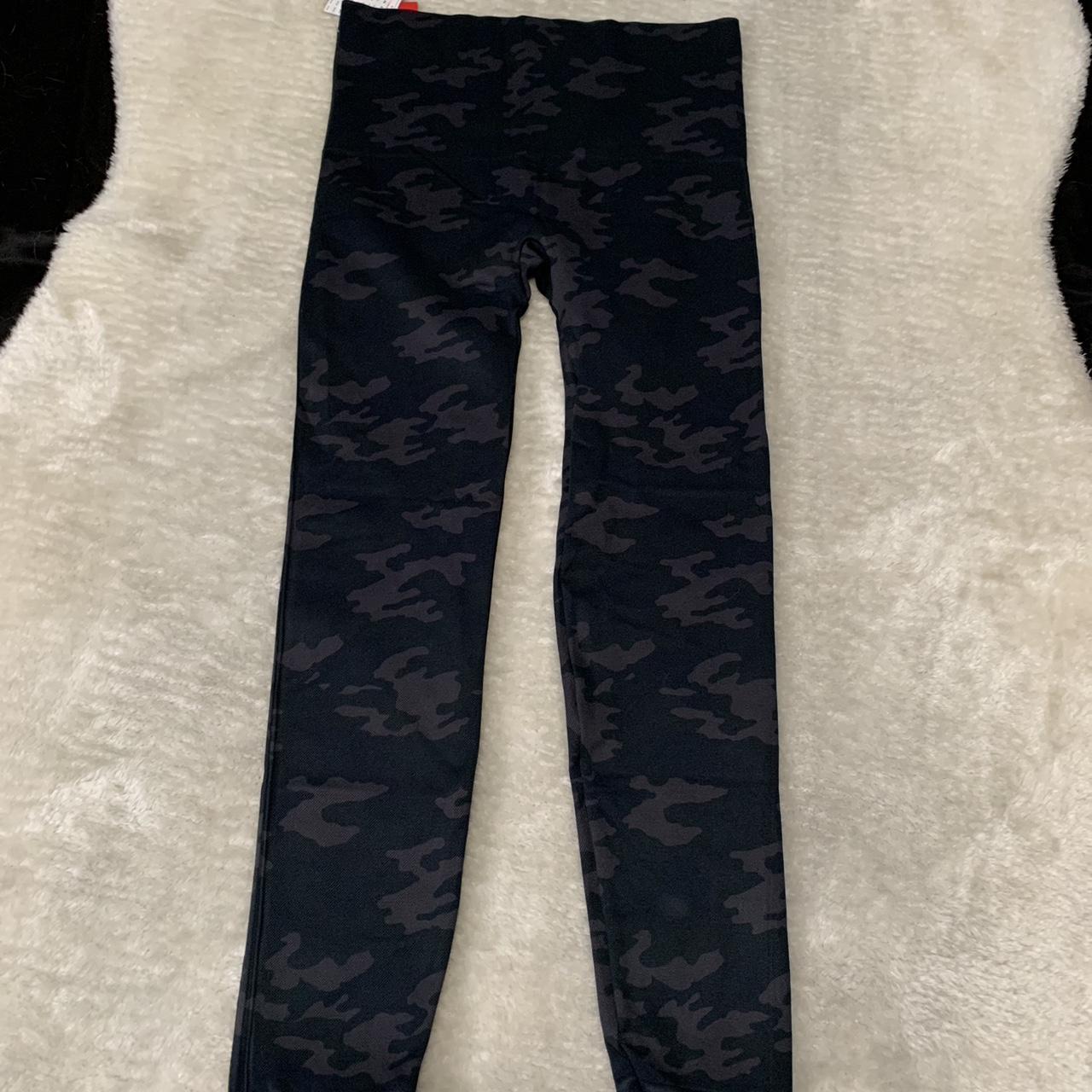 SPANX Look At Me Now Seamless Legging in Black Camo, - Depop