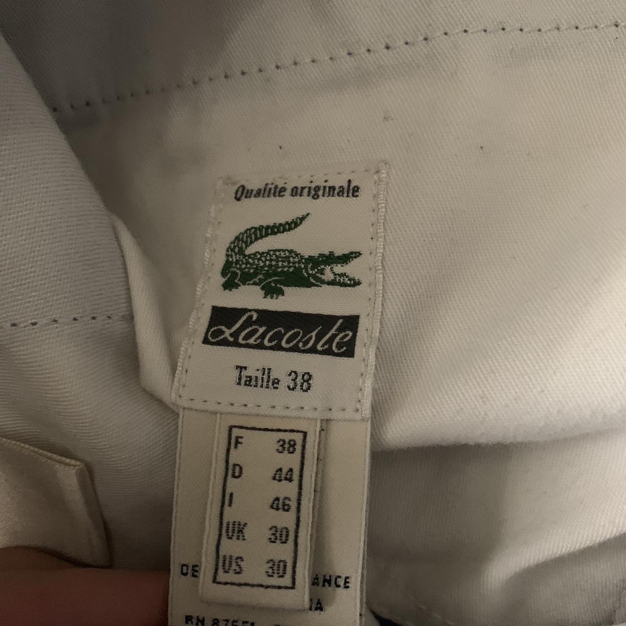 Lacoste taille outlet 6