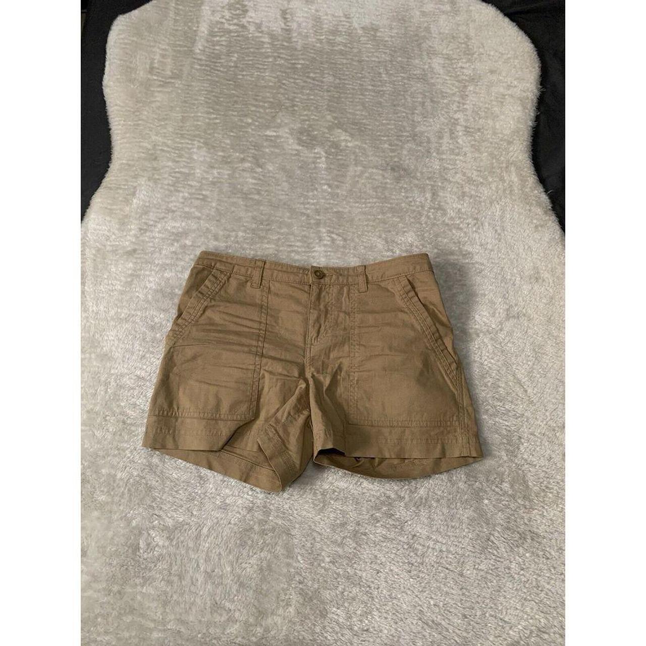 Patagonia Womens Khaki Trail Hiking Shorts Size 4. Depop