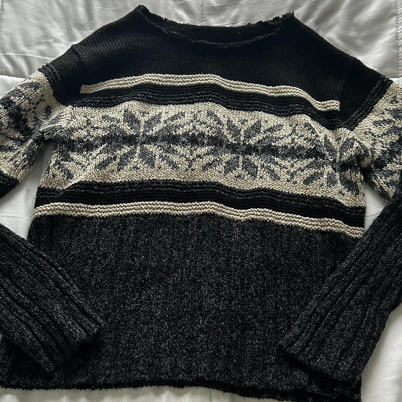 the cutest little grandpa sweater size medium raw... - Depop