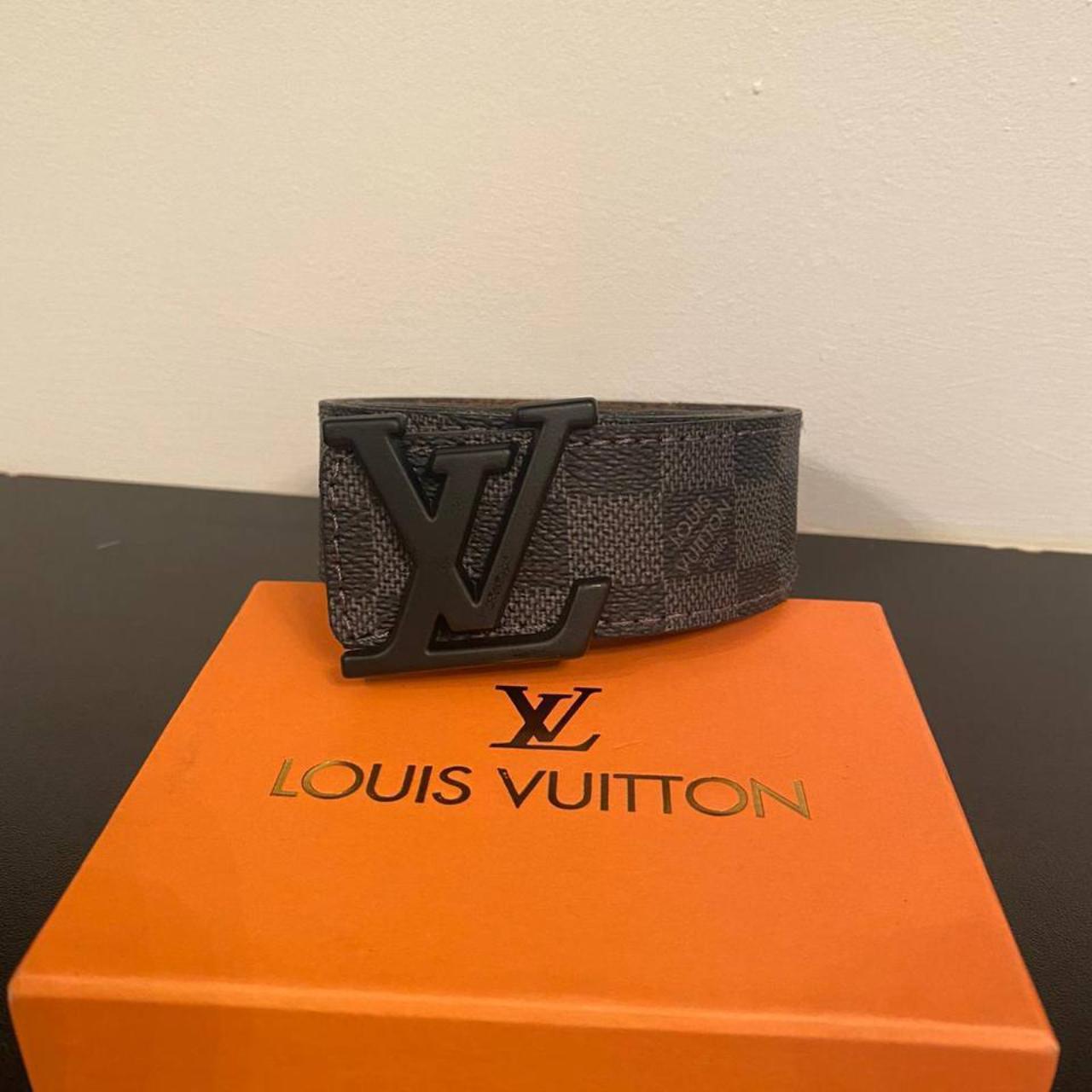 louis vuitton checkered belt