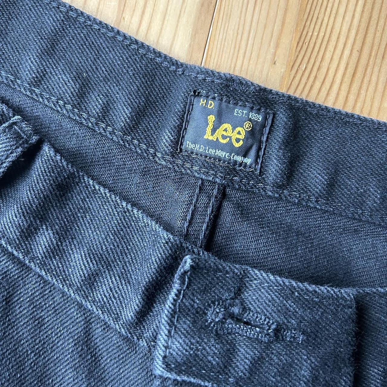 lee black jeans
