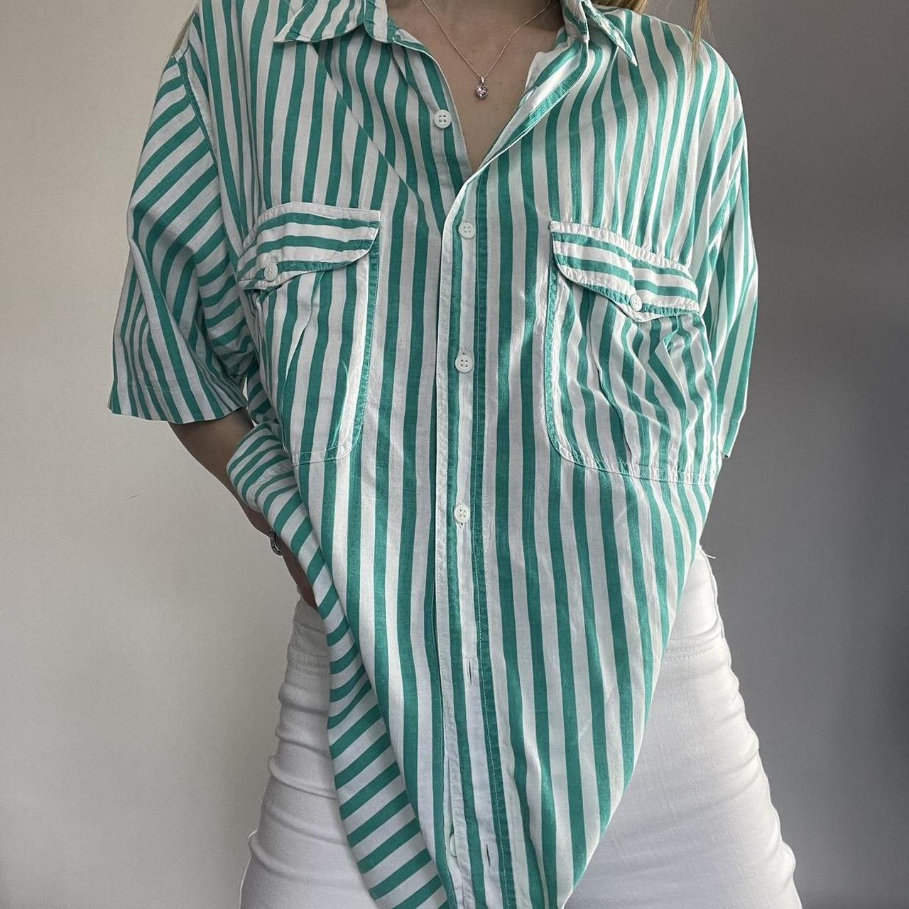 ameri vintage STRIPE SHIRT ROMPERS 完売品