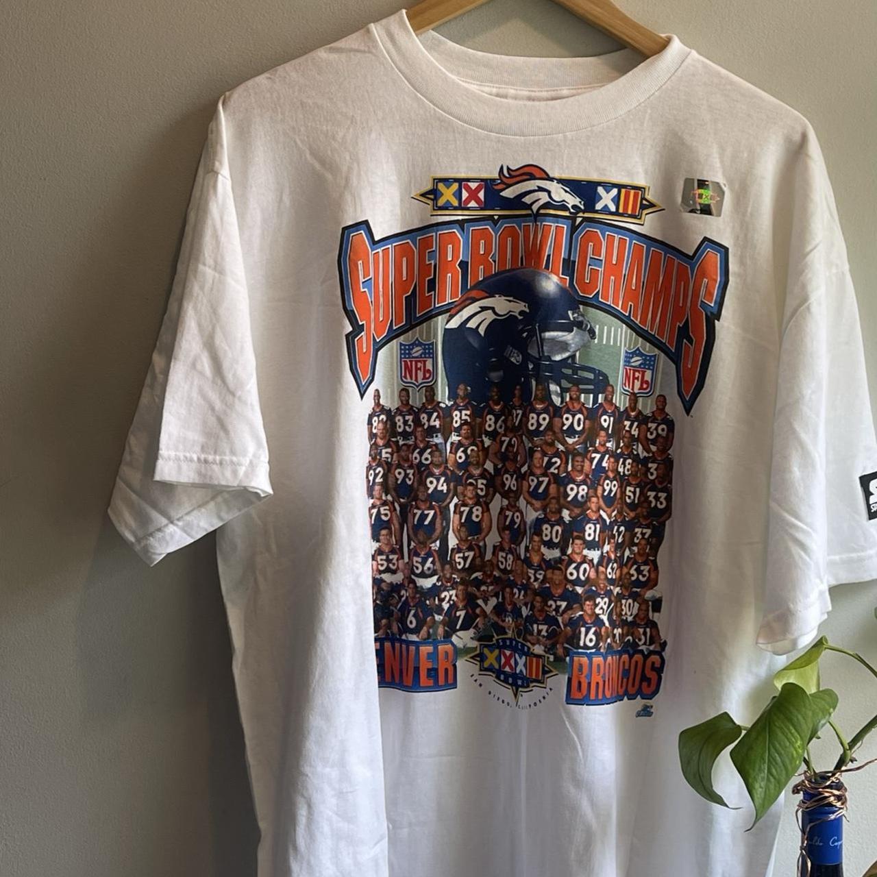 Denver Broncos Shirt 1999 Super Bowl Shirt Superbowl XXXIII T