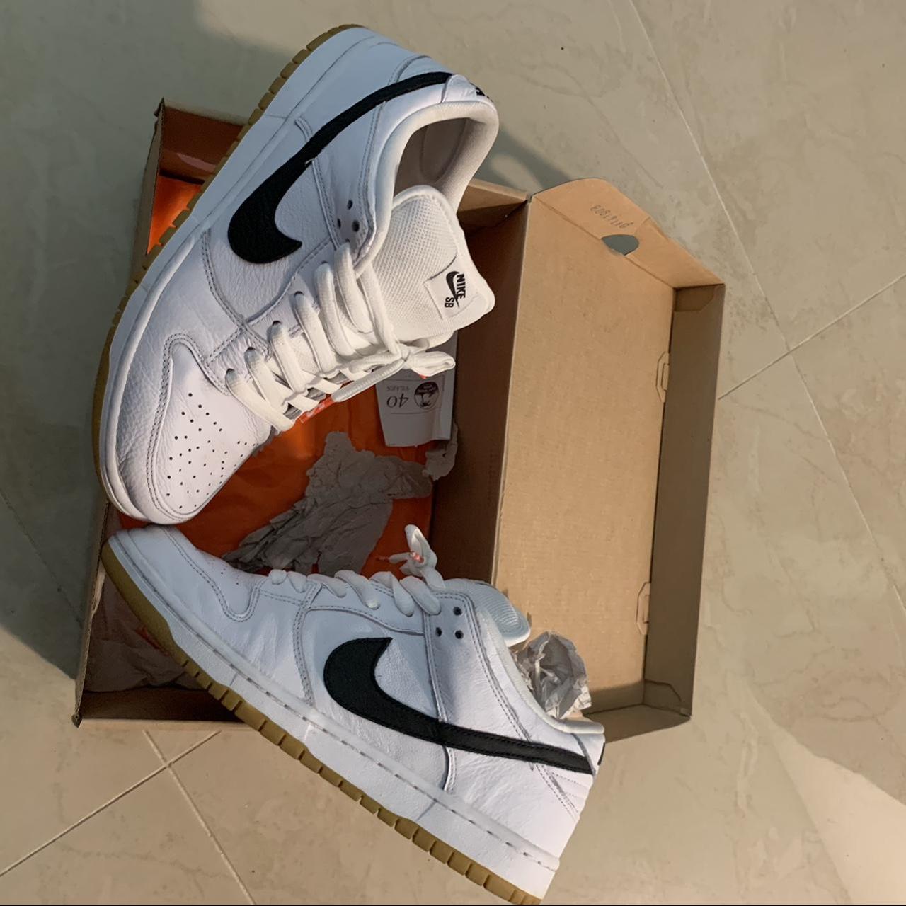 Nike SB Dunk Low Orange Label White Black (2019) Men's - CD2563