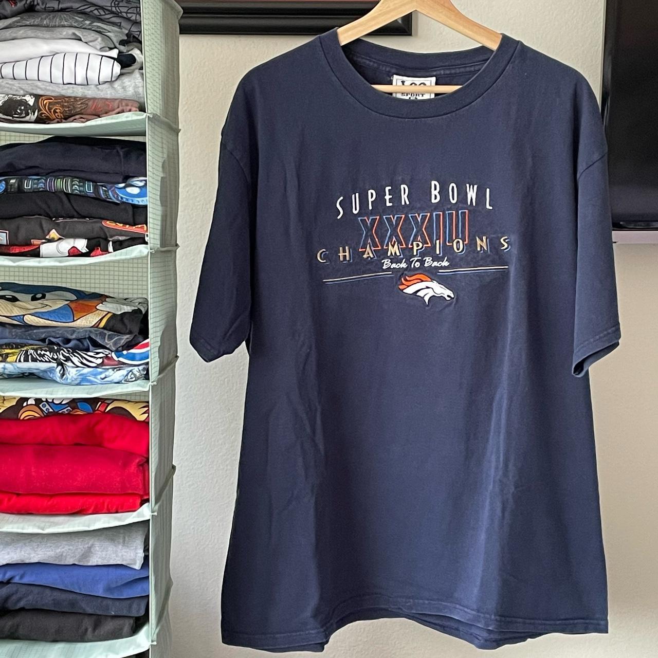 Vintage Denver Broncos Shirt. Item is on a 90s Lee - Depop