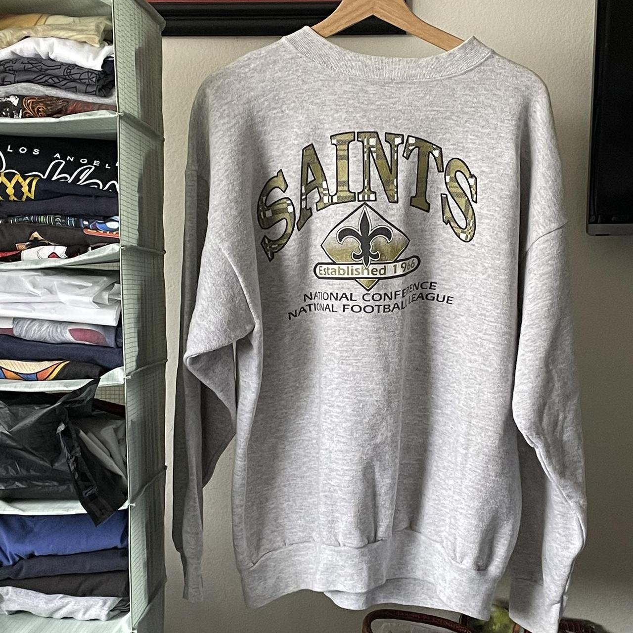 No Paypal!! Vintage New Orleans Saints crewneck... - Depop