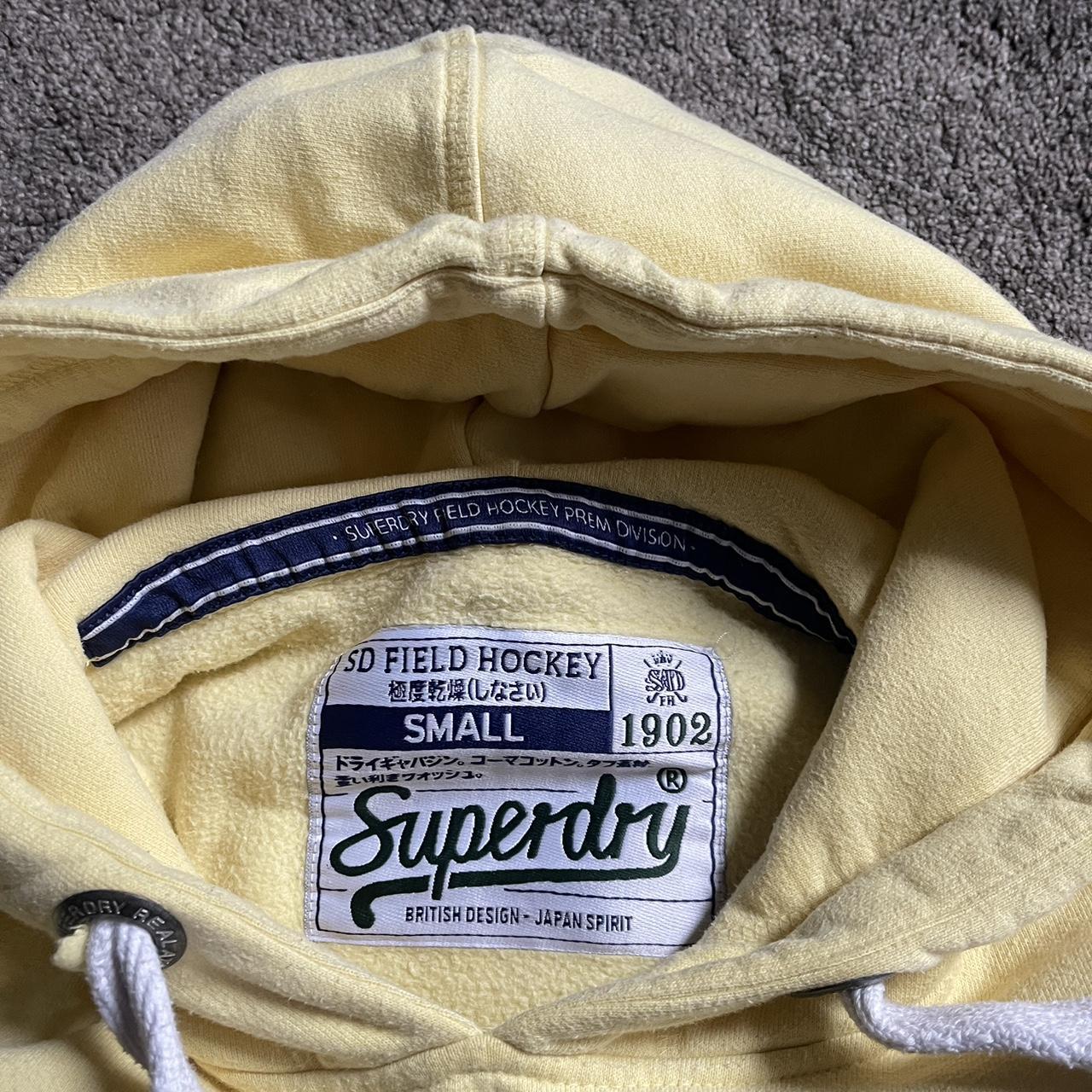 Small flaws superdry No vintage Depop hoodie - yellow or...