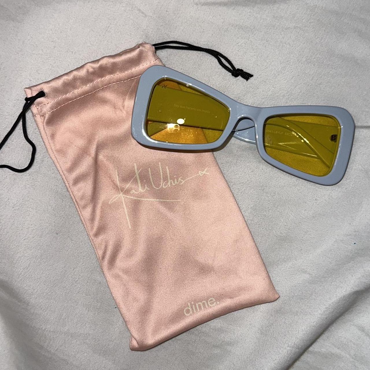 KALI UCHIS DIME SUNGLASSES! 𓆩♡𓆪 Blue frames with a... Depop