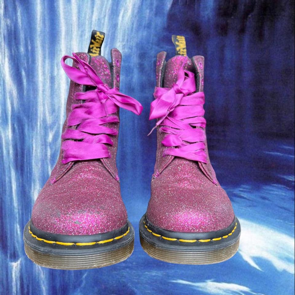 Dr martens outlet pascal glitter pink