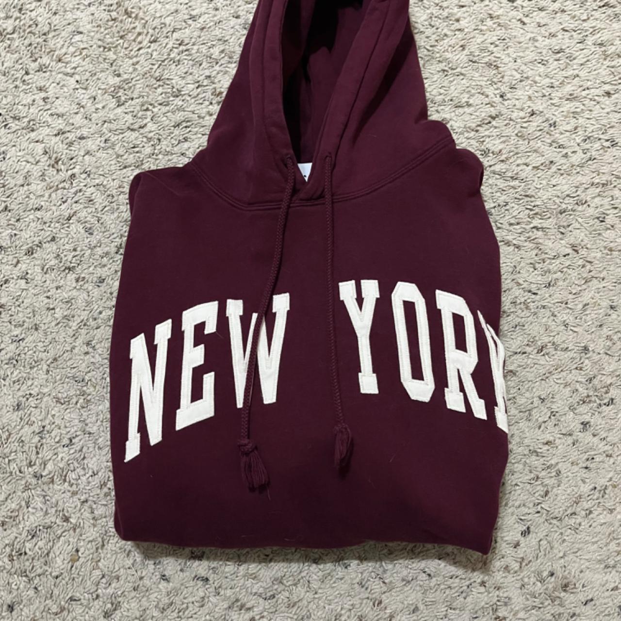 John Galt Women's Burgundy Christy New York Hoodie