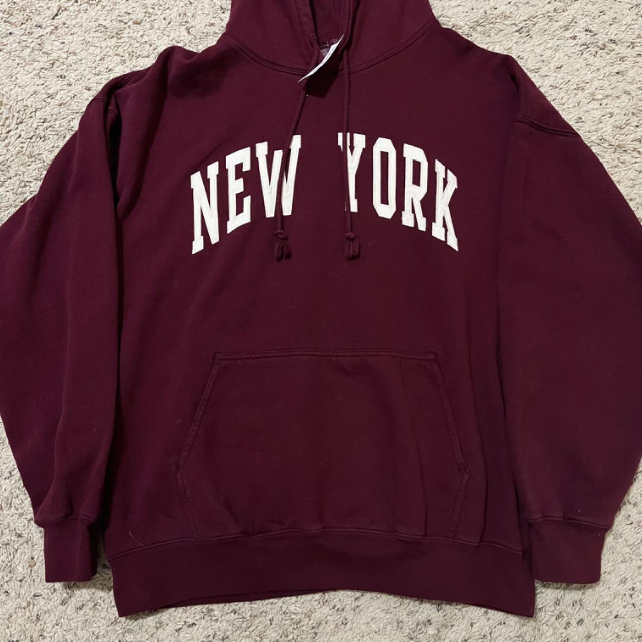 John Galt Burgundy Christy New York Hoodie