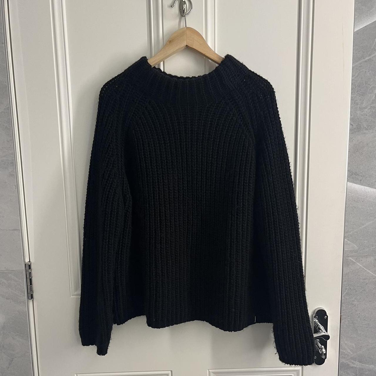 Finisterre black knitted jumper / so cozy and soft /... - Depop