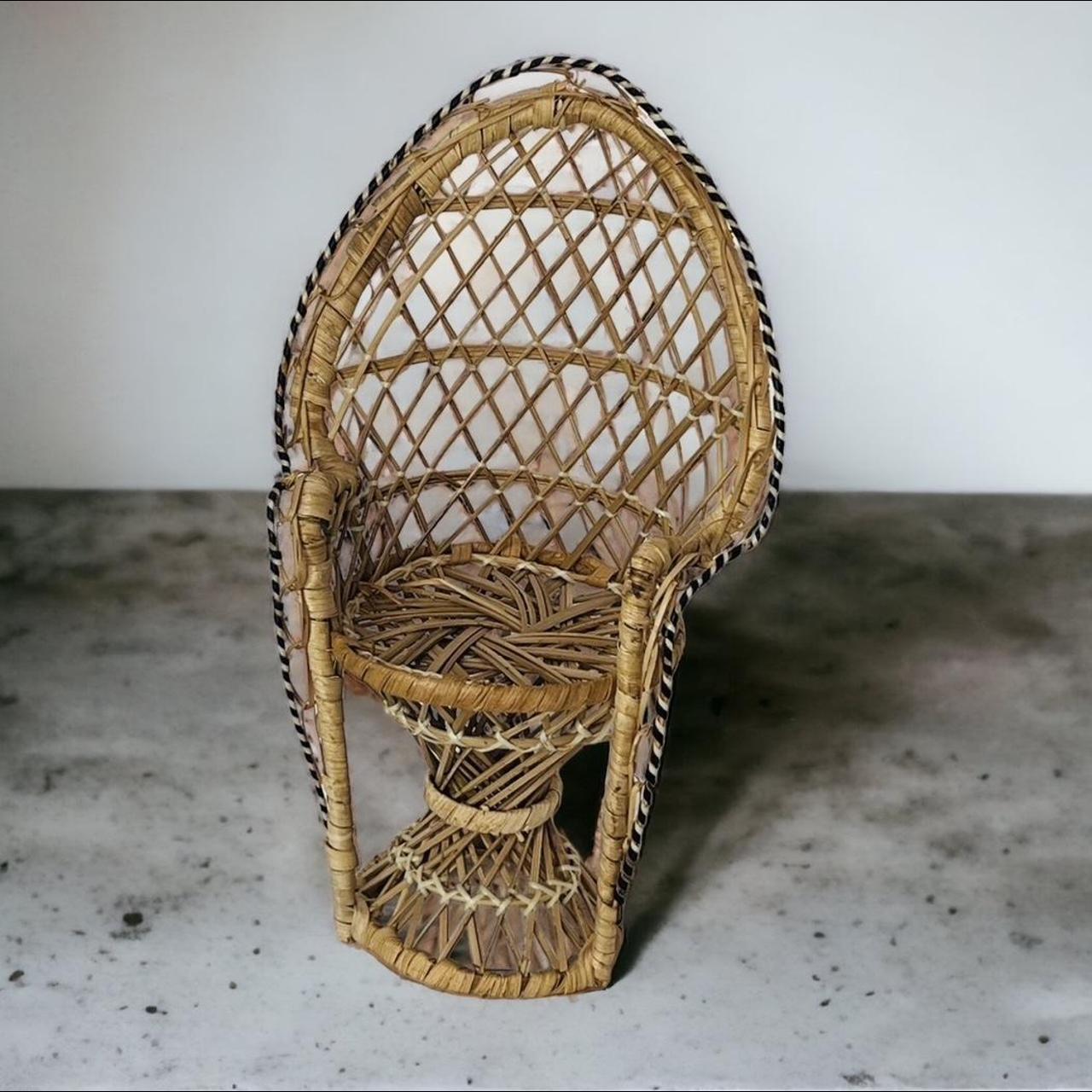 Miniature discount peacock chair