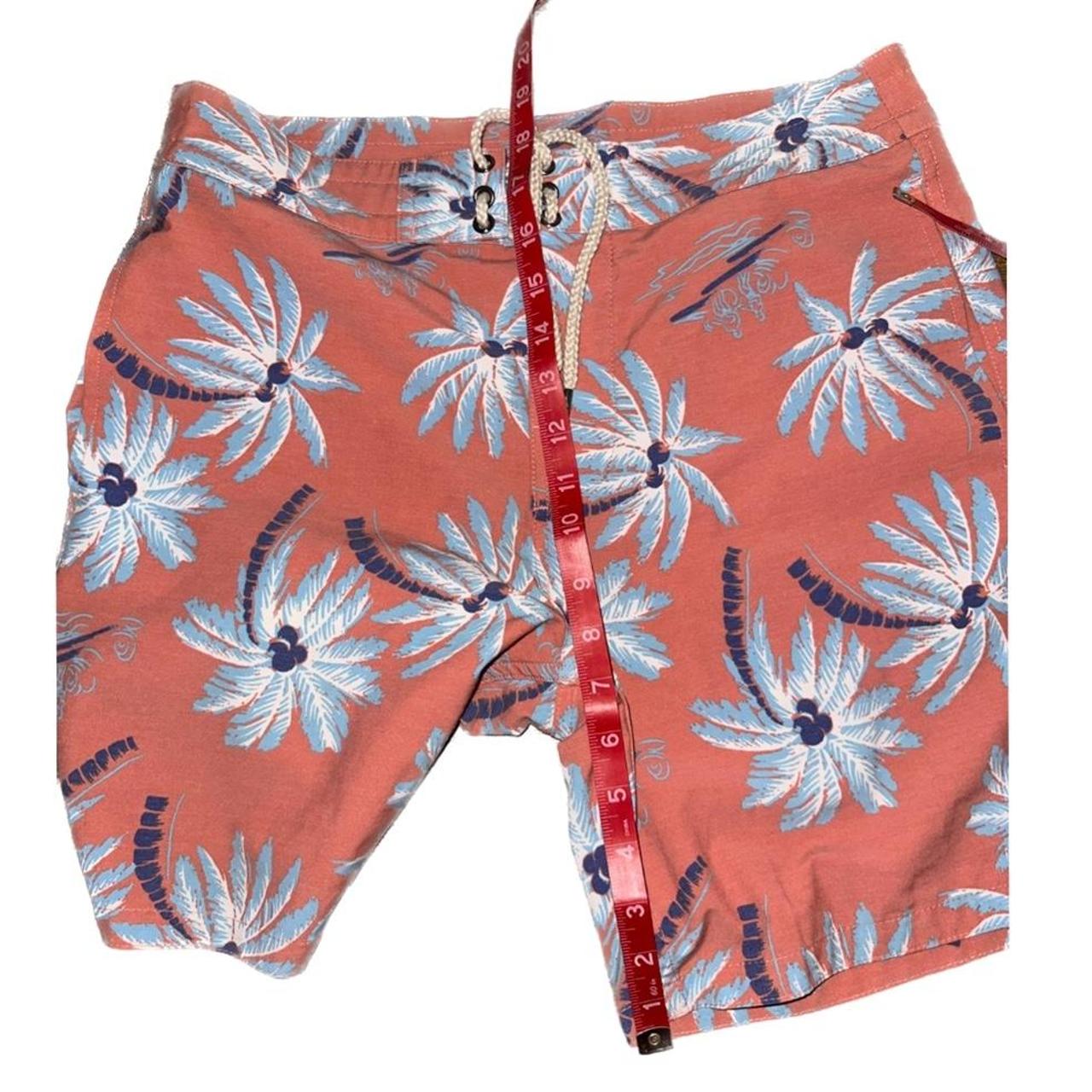 Faherty swim shorts. Size 30. Orange with light blue... Depop