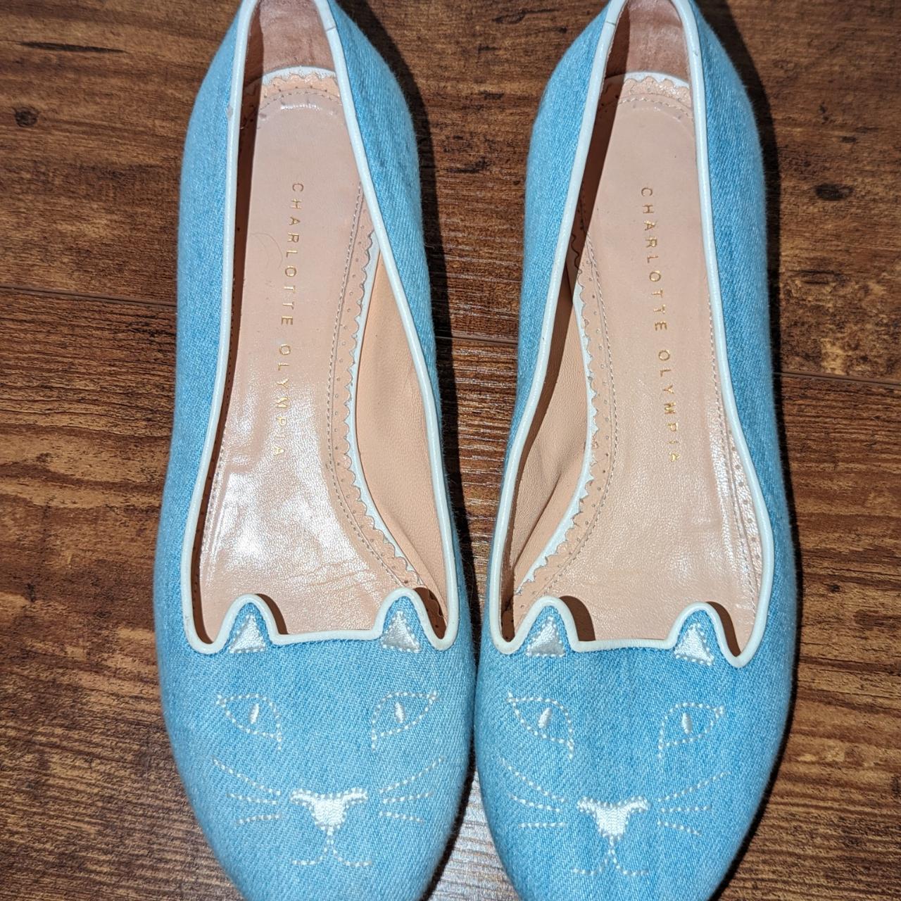 Charlotte Olympia kitty flats size 37.5, fits like... Depop