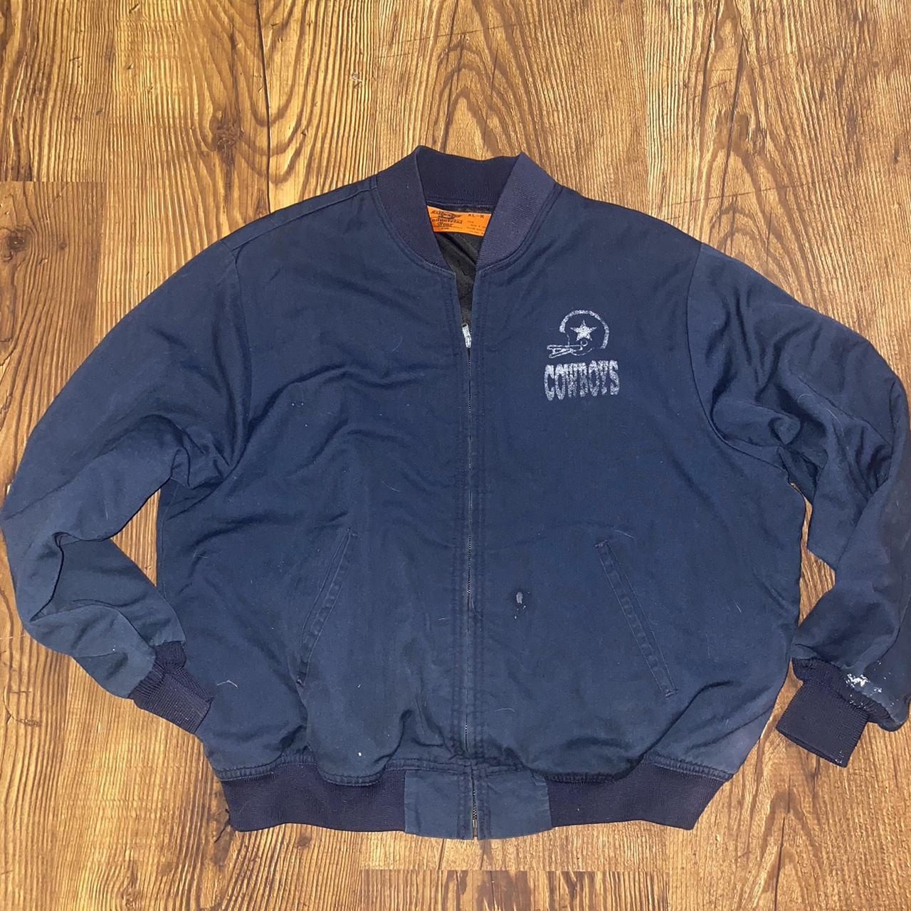 rare dickies dallas cowboys bomber jacket vintage... - Depop