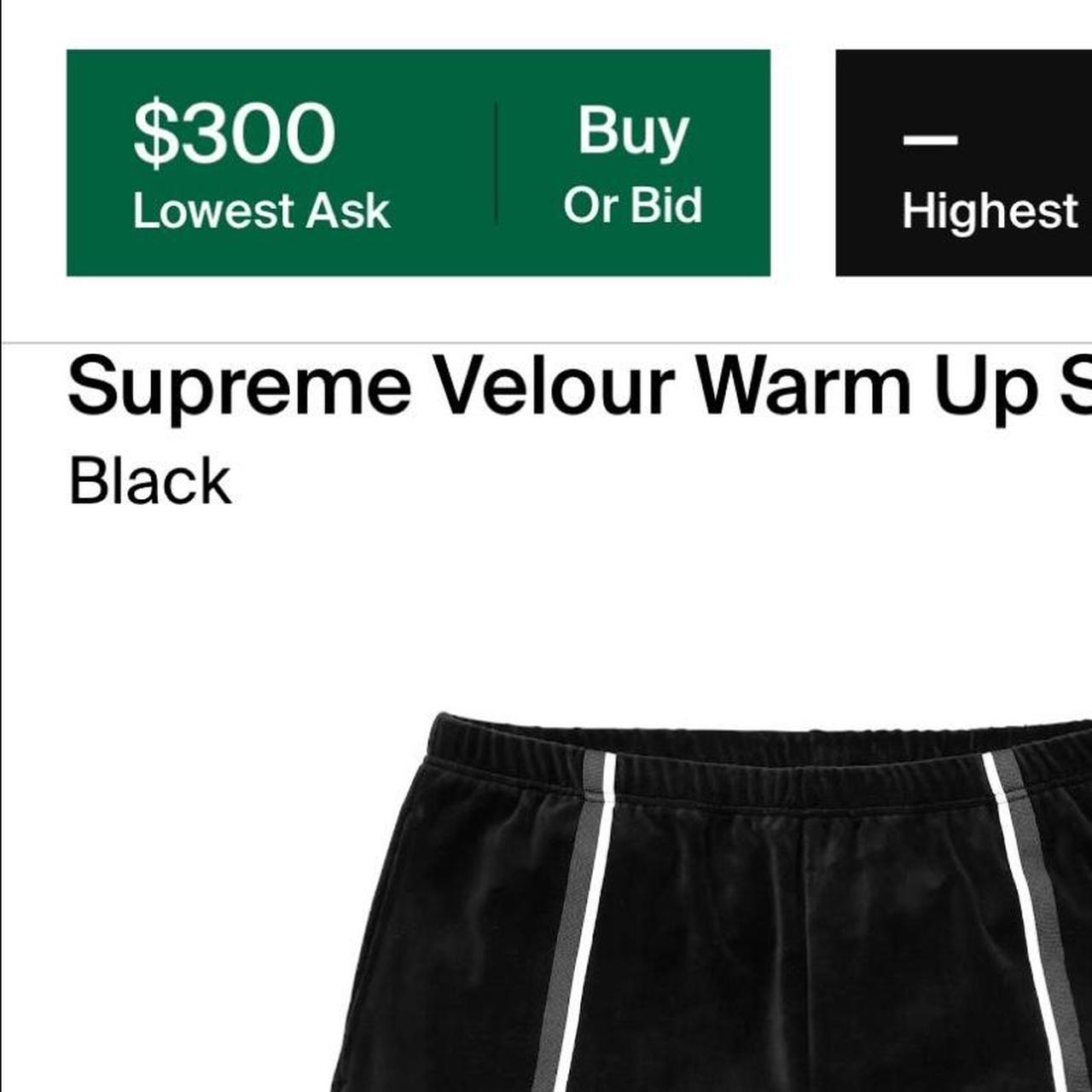 Supreme velour outlet shorts