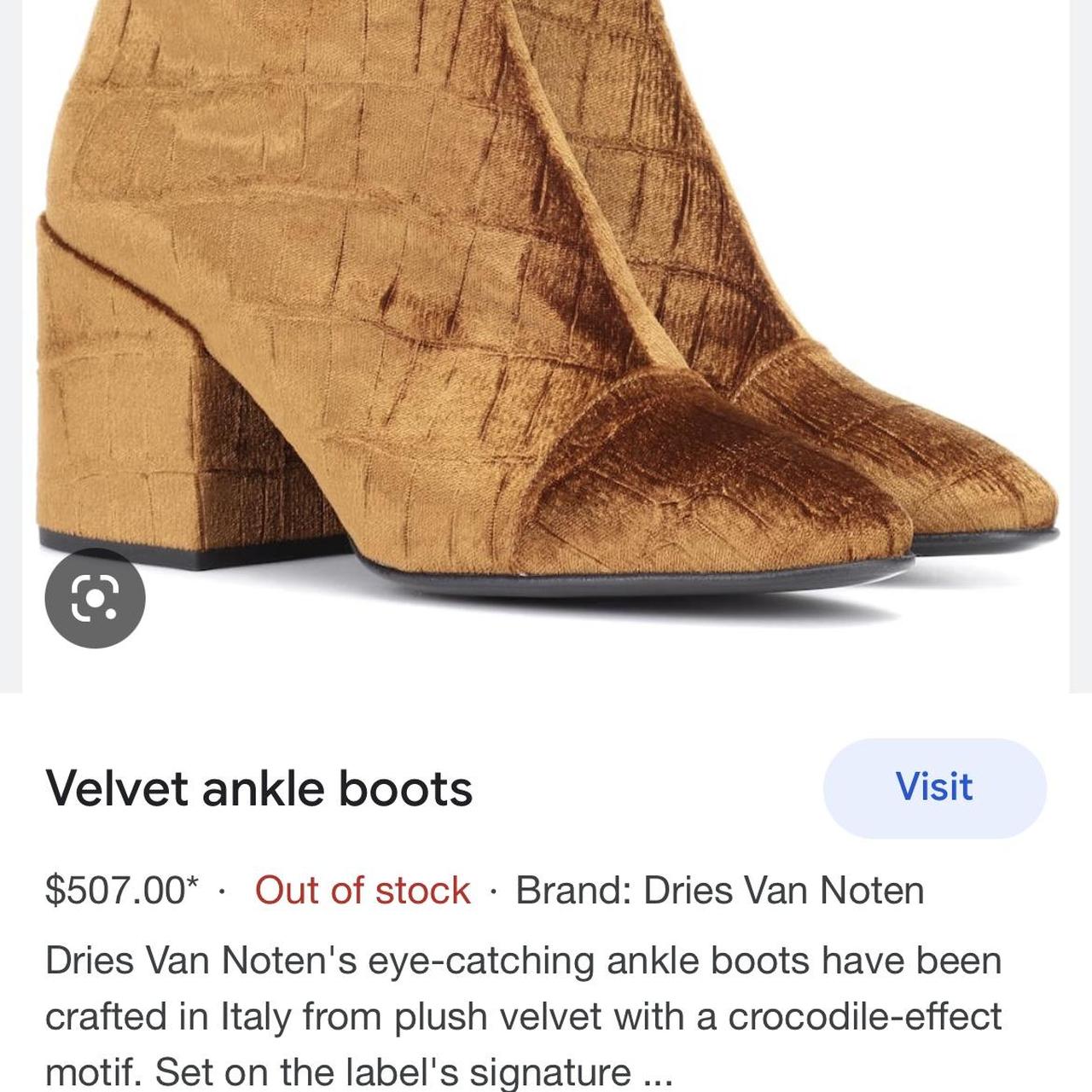 Dries Van Noten Women's Gold Boots (2)