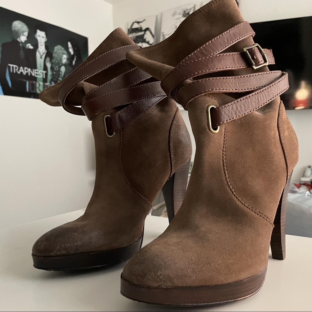 Frye wedge ankle store boots