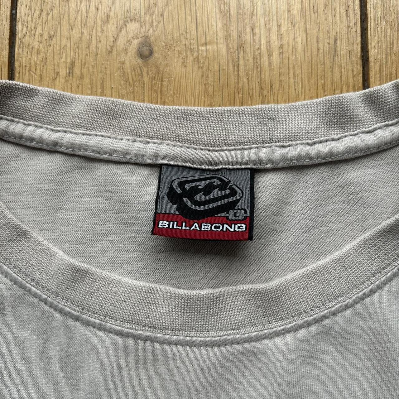 Billabong Men's Grey T-shirt | Depop