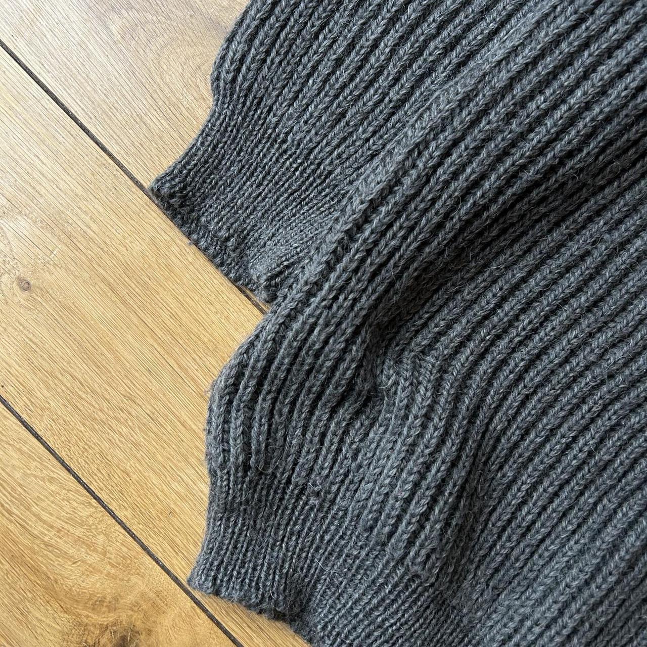 Rare Vintage Chunky Fisherman Knit Wool German... - Depop