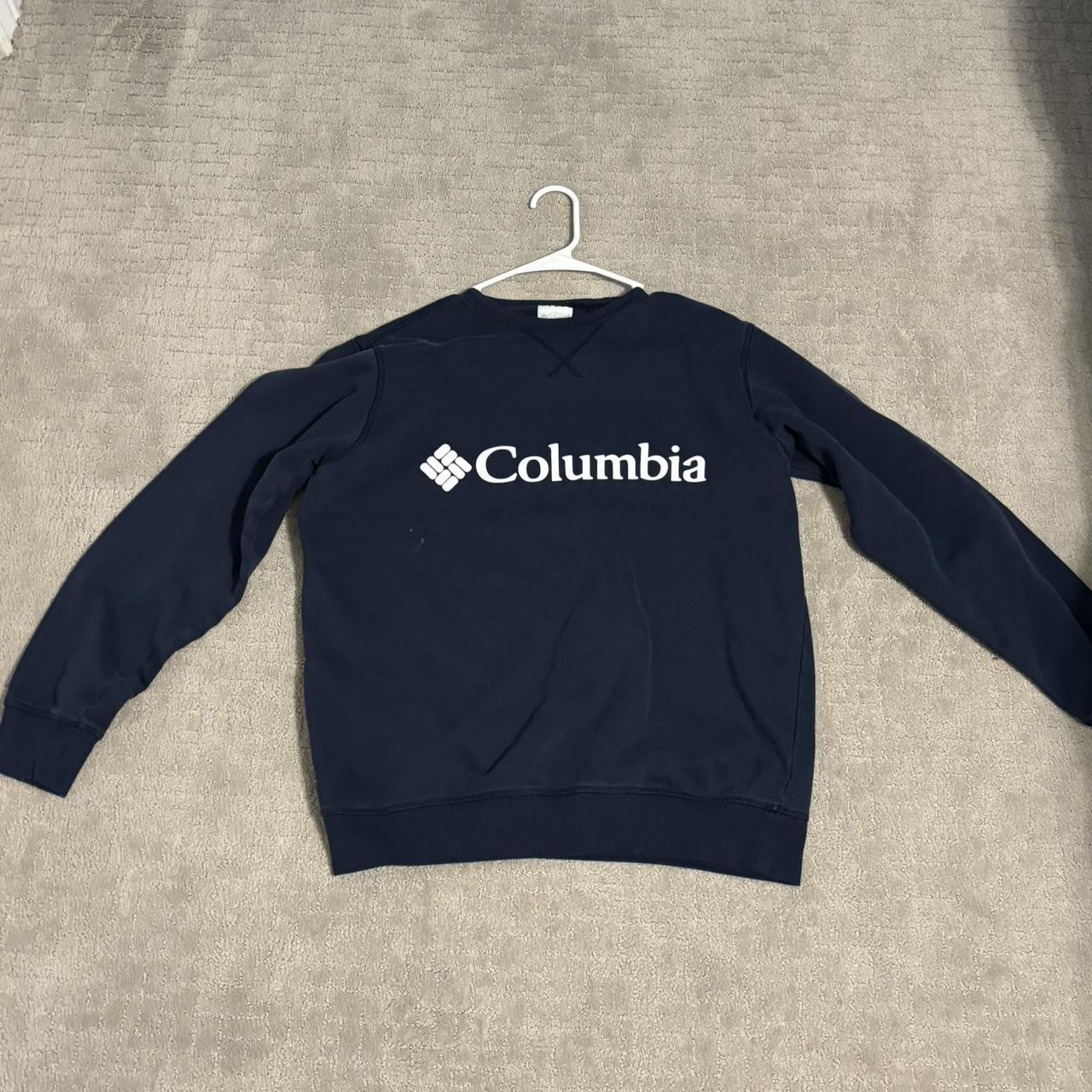 Navy discount columbia sweatshirt