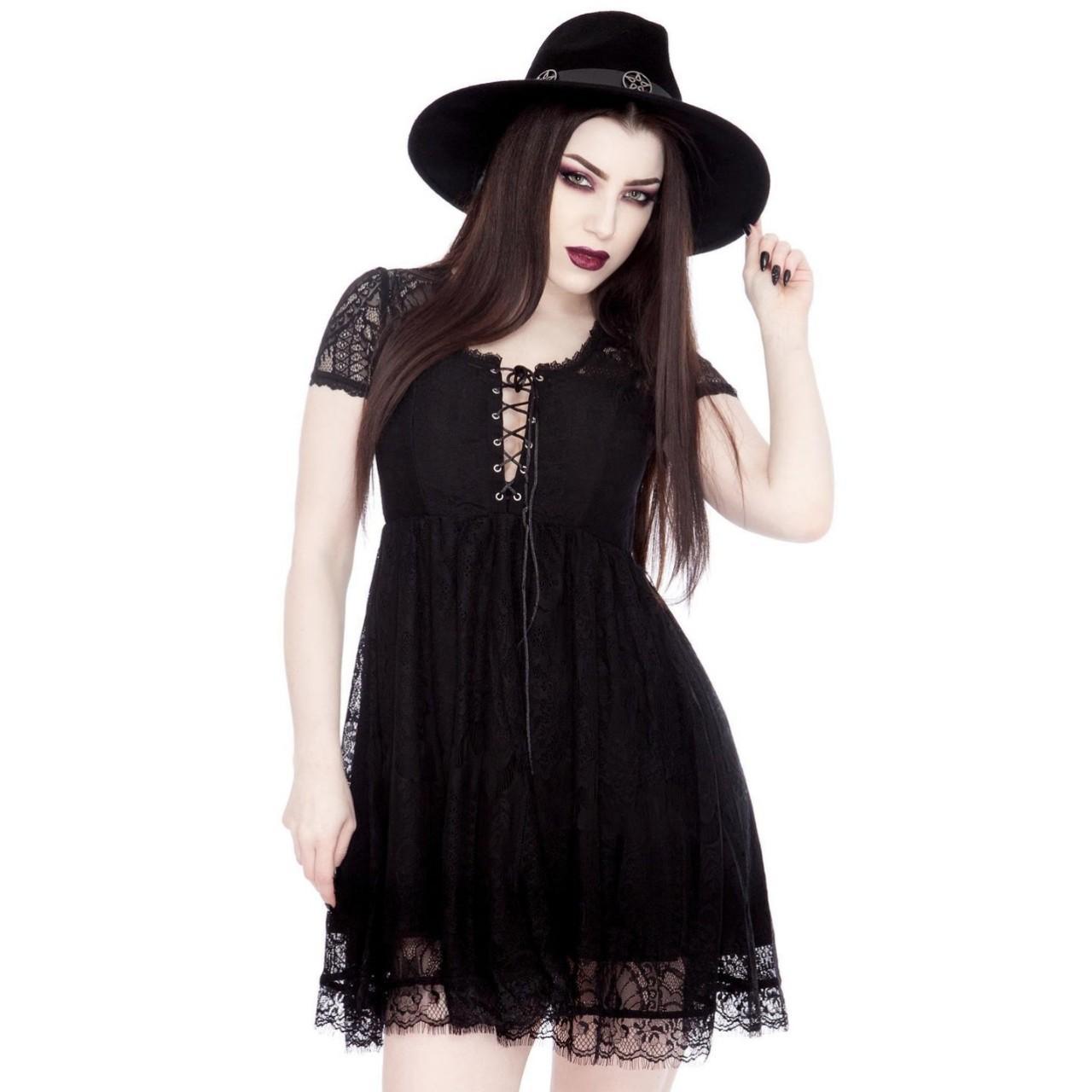 Killstar Women's Black Dress 