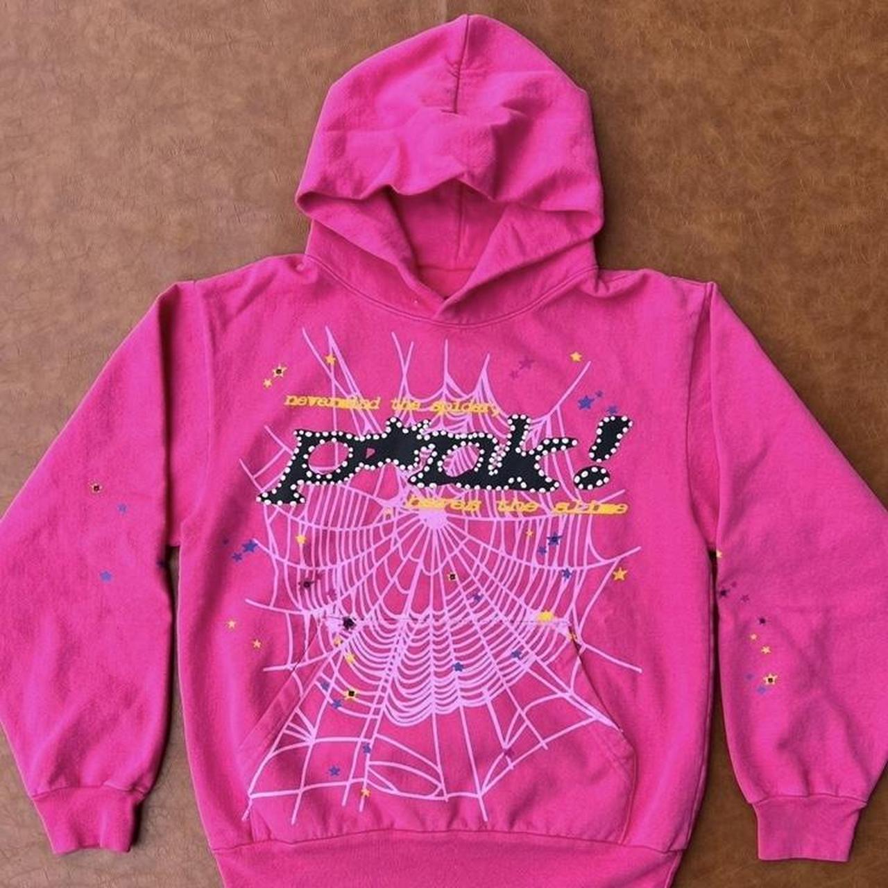Spider Hoodie Pink #sp5der #y2k #fashion - Depop