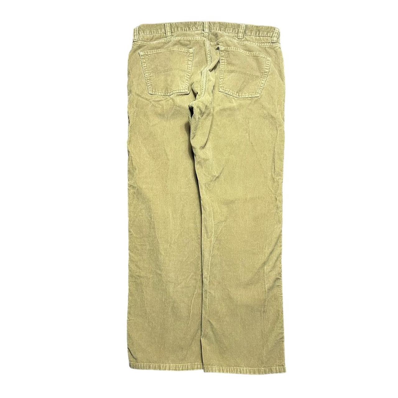 Baggy corduroy jeans. Beige cords. Straight leg.... Depop