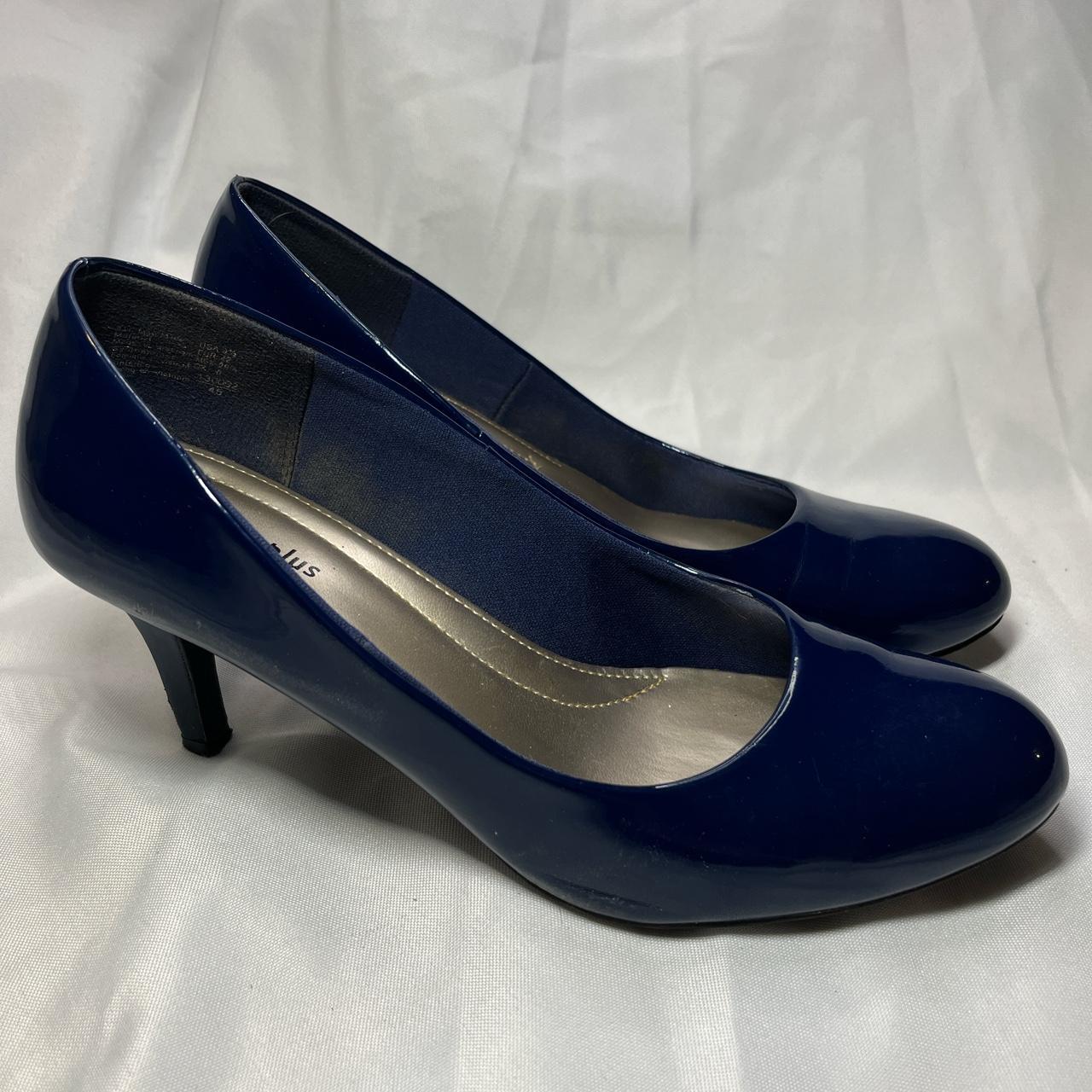 These heels are super comfortable patent leather in... - Depop