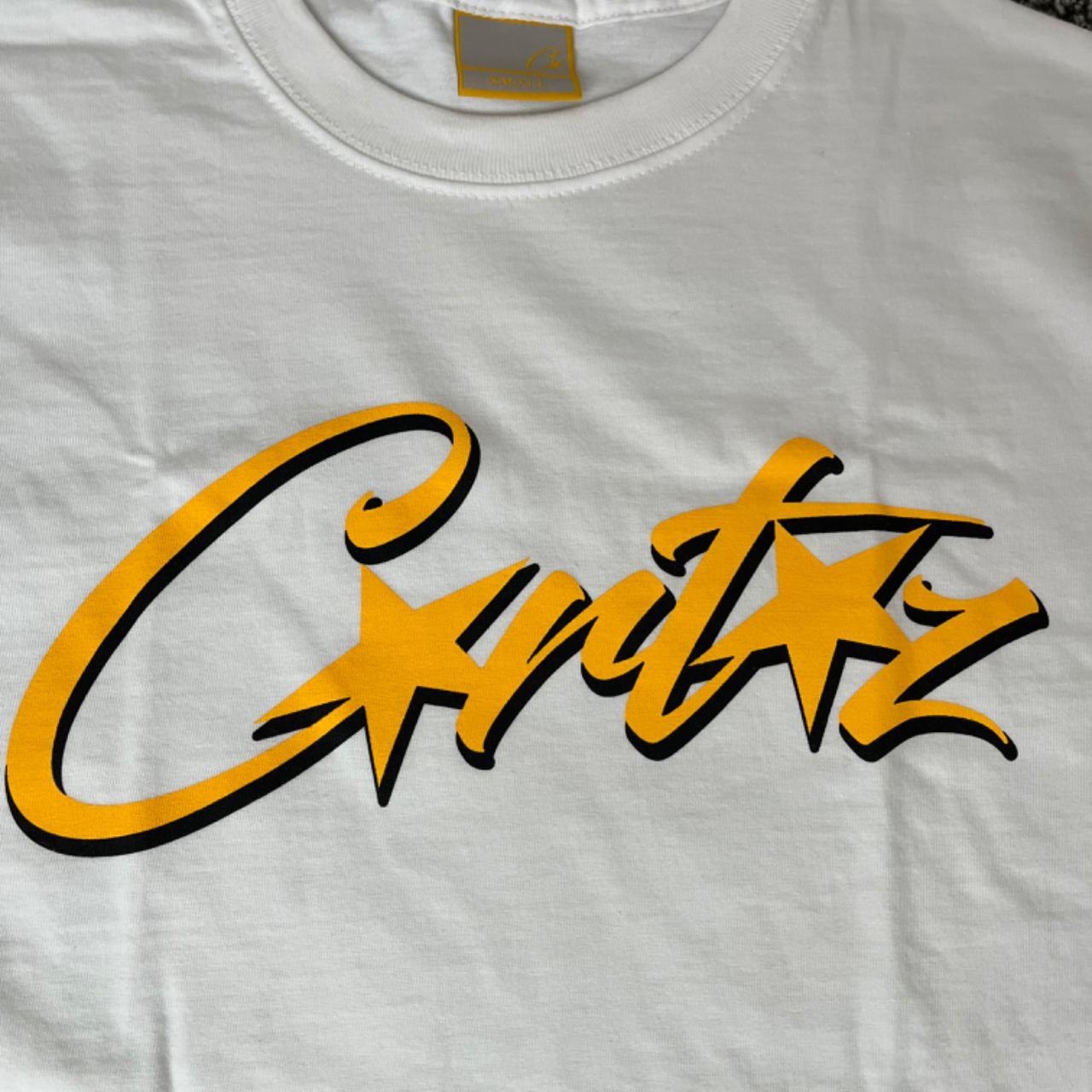 Corteiz T Shirt White Yellow Sizes Small Depop