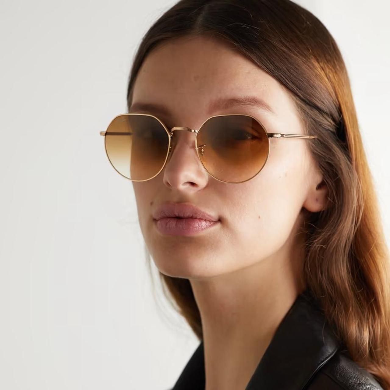 womens gold ray bans