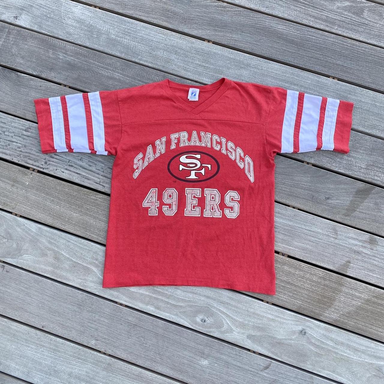 San Francisco 49ers Destroyed Tee San Francisco - Depop