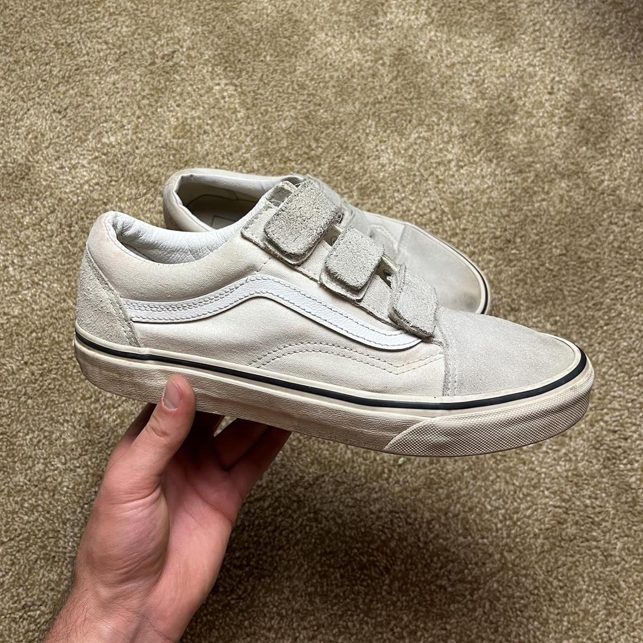 Tan 2025 velcro vans